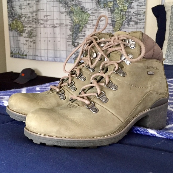 merrell chateau mid lace boots
